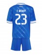 Billige Real Madrid Ferland Mendy #23 Tredjedraktsett Barn 2025-26 Kortermet (+ Korte bukser)